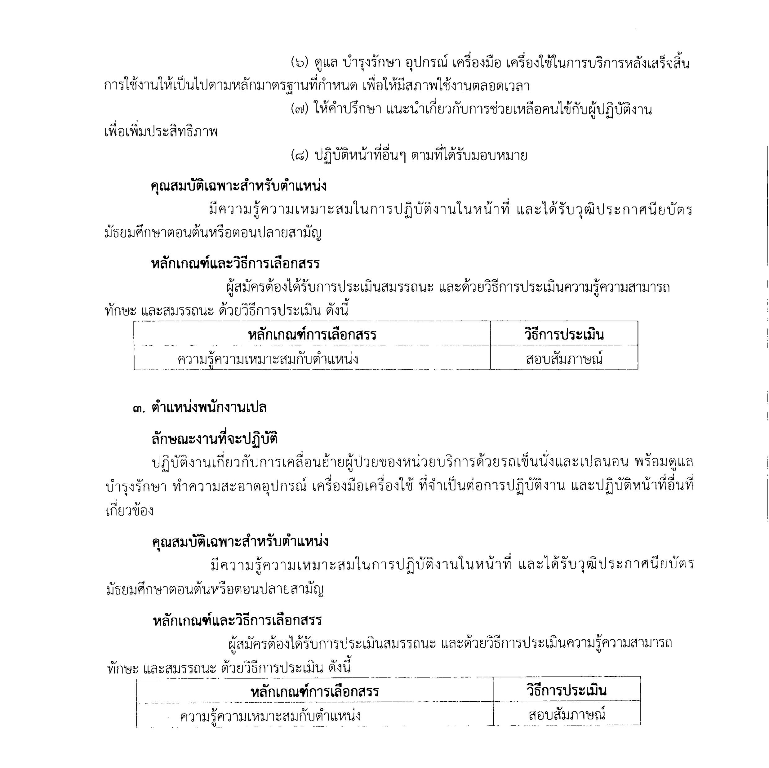 โรงพยาบาลมะเร็งลำปาง ประกาศรับสมัครพนักงานฯ 3 ตำแหน่ง